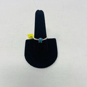Persian Turquoise Size 9 Oval Shaped 925 Sterling Silver Ring 0.75 cts 5009